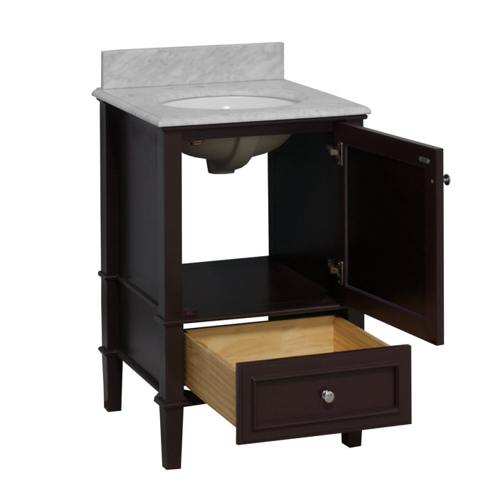 Winston Porter Brendale 24'' Free Standing Single Bathroom Vanity with